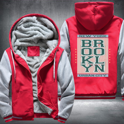 Brooklyn Urban City Fleece Hoodies Jacket