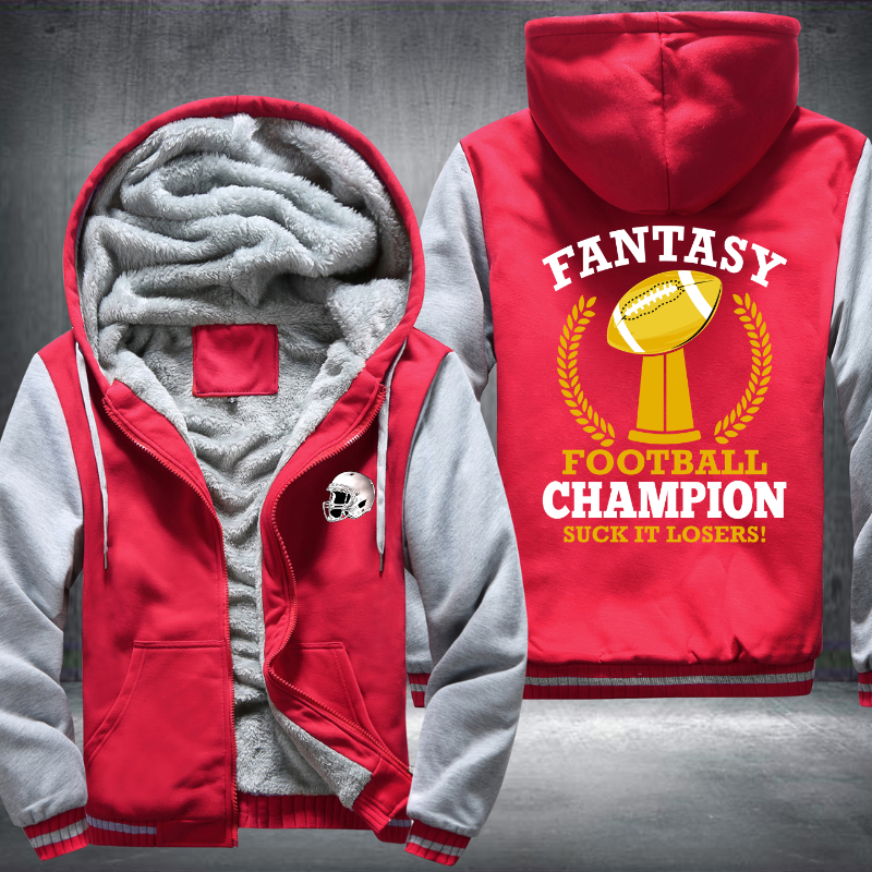 Fantasy Football Champion Fleece Hoodies Jacket