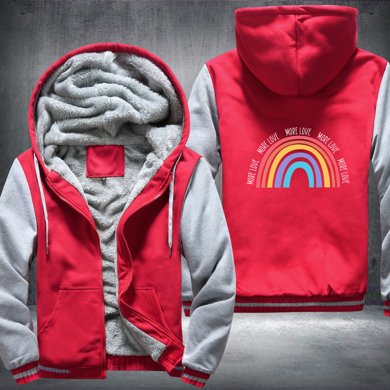 More Love Fleece Hoodies Jacket
