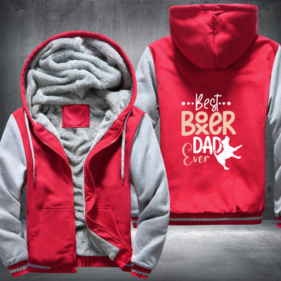 best boxer dad ever Fleece Hoodies Jacket