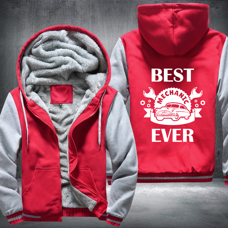 Best Mechanic Car Auto Lover Fleece Hoodies Jacket