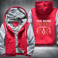 the more people i meet the more i love my Dog Fleece Hoodies Jacket