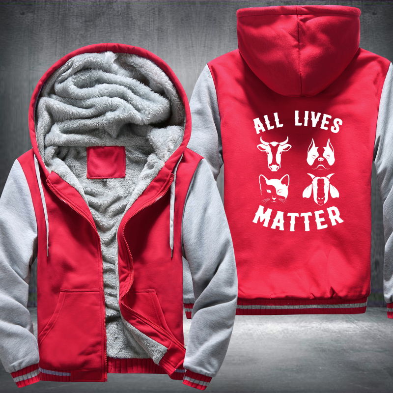 All Lives Matter Fleece Hoodies Jacket