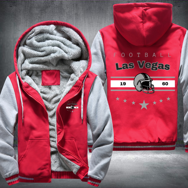 Vintage Football Las Vegas 1960 Fleece Hoodies Jacket