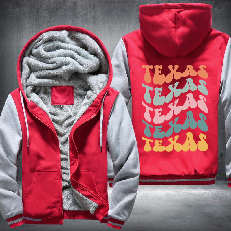 Texas Fleece Hoodies Jacket