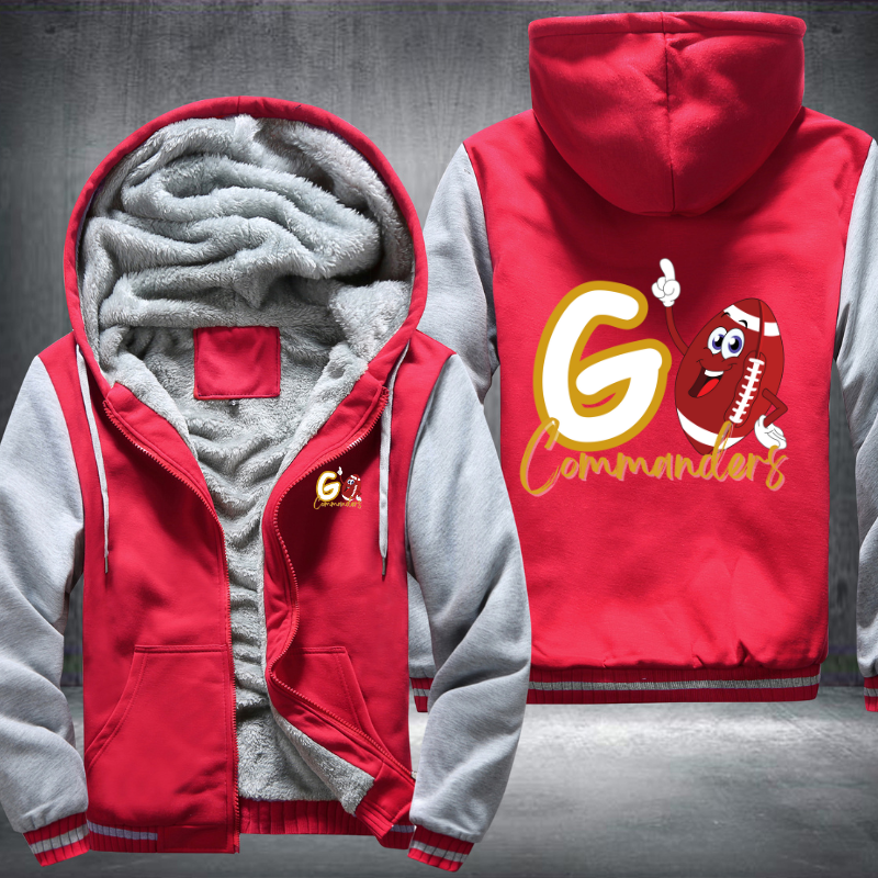 Go Commanders Fleece Hoodies Jacket