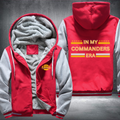 In My Football Era Game Day Commanders Fleece Hoodies Jacket