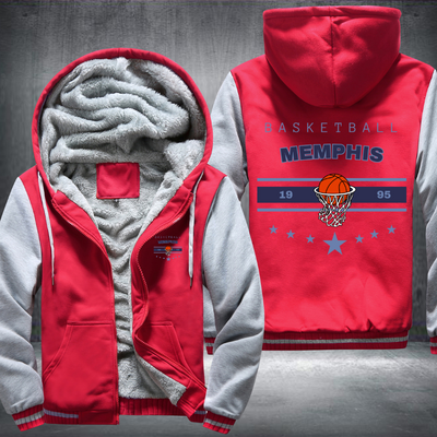 Vintage Basketball MEMPHIS 1995 Fleece Hoodies Jacket