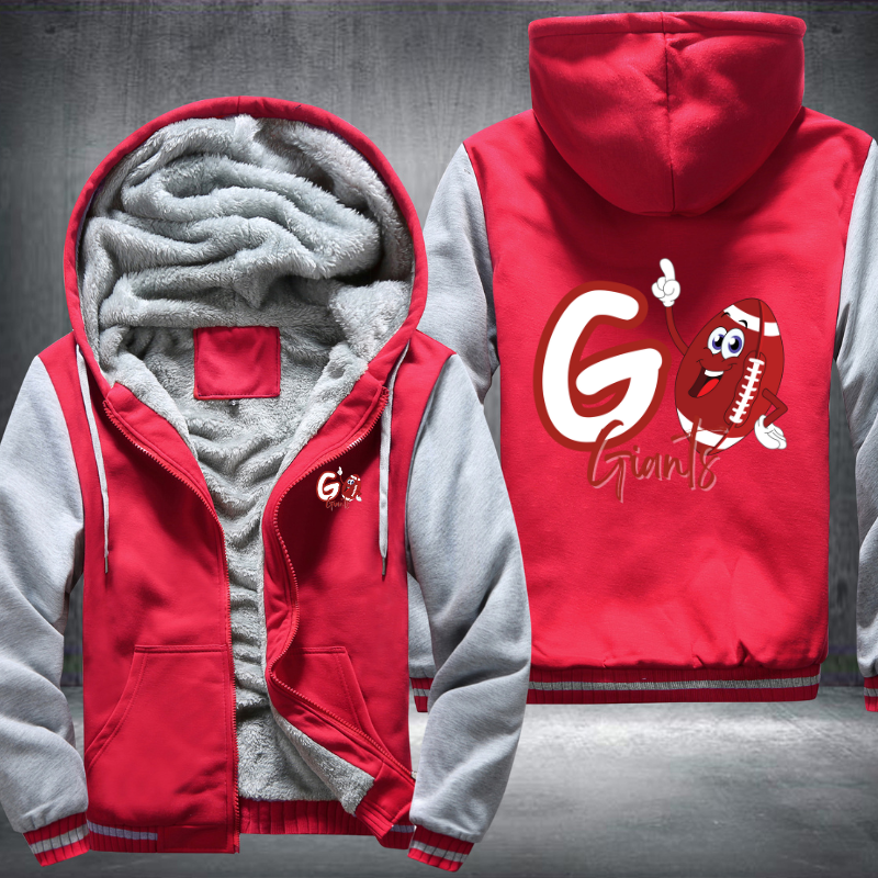 Go Giants Fleece Hoodies Jacket