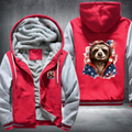 Animal Hiphop Graphic Funny Sloth Fleece Hoodies Jacket