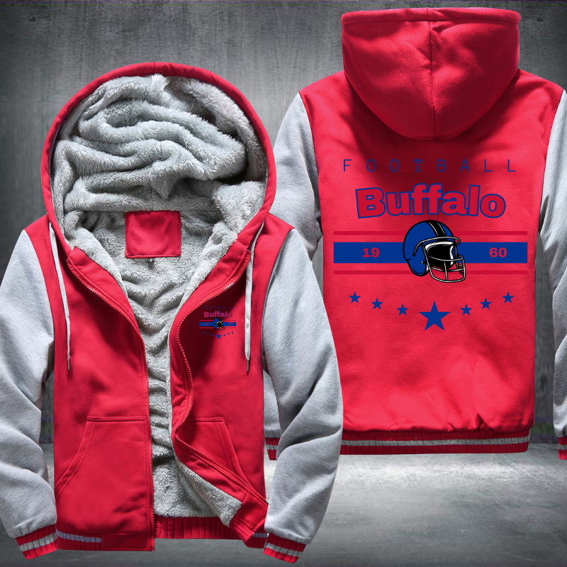 Vintage Football Buffalo 1960 Fleece Hoodies Jacket