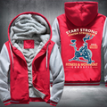 Start Strong Finish Stronger Fleece Hoodies Jacket