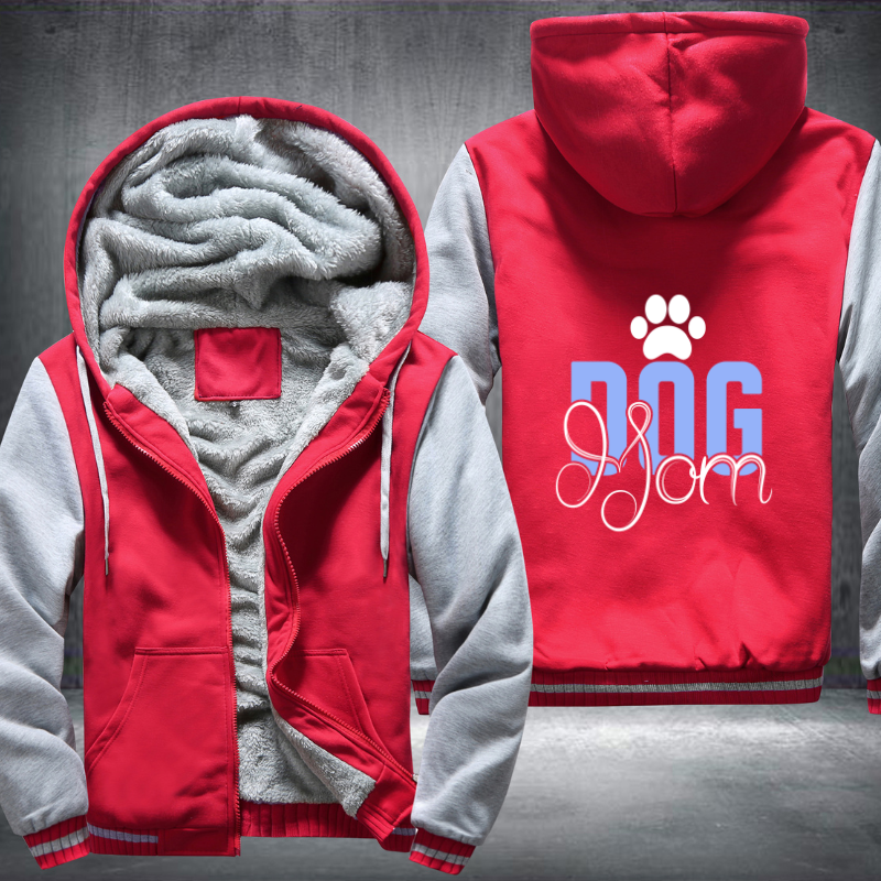 dog mom design Fleece Hoodies Jacket
