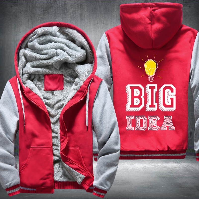 Big Idea Fleece Hoodies Jacket