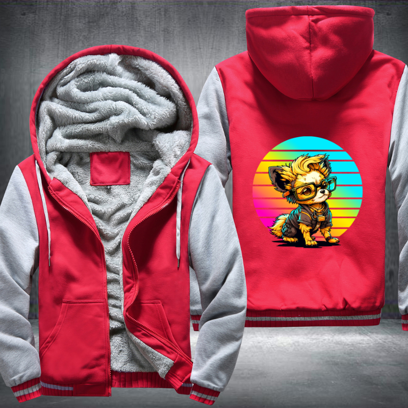 Good Dog Fleece Hoodies Jacket