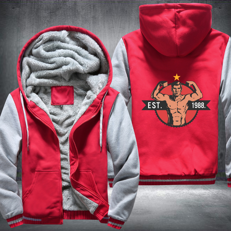 EST 1988 Fleece Hoodies Jacket