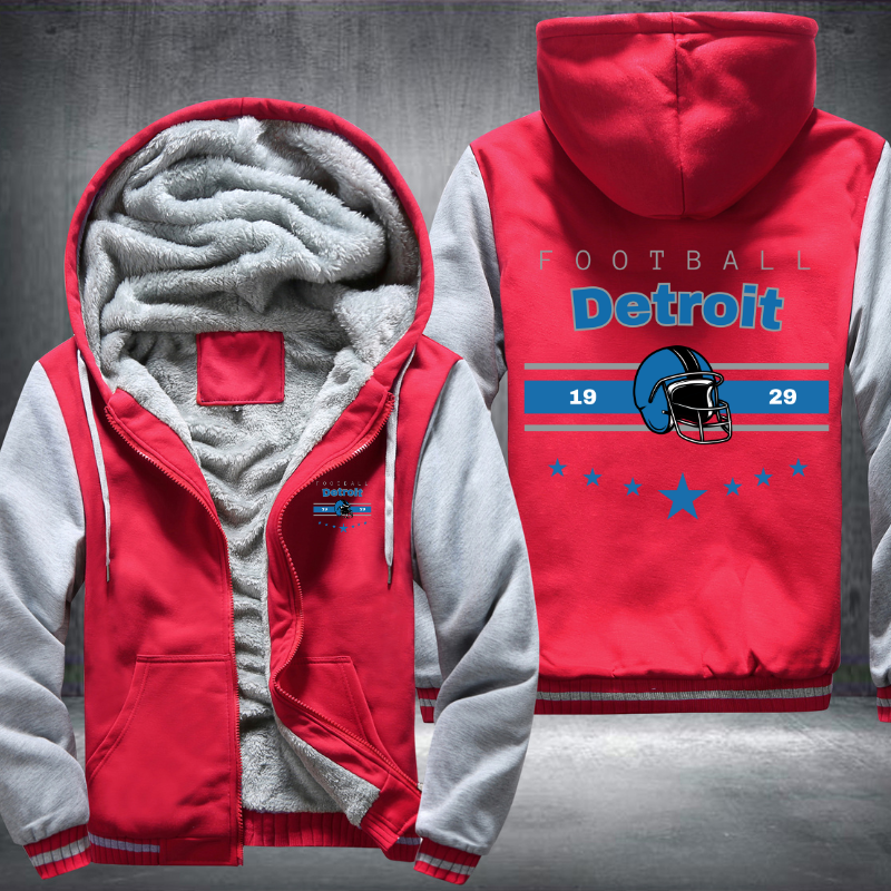 Vintage Football Detroit 1929 Fleece Hoodies Jacket