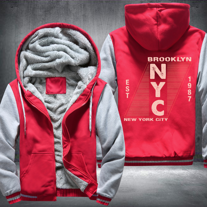 Brooklyn NYC Fleece Hoodies Jacket