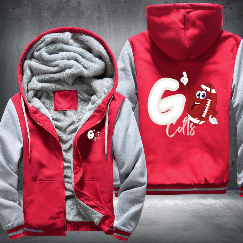 Go Colts Fleece Hoodies Jacket