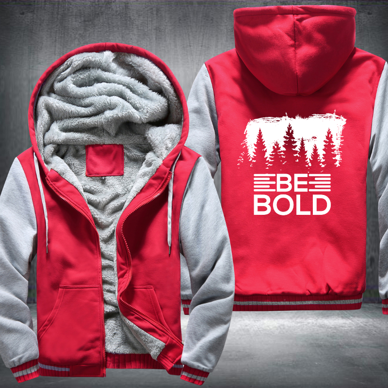 Be bold Fleece Hoodies Jacket