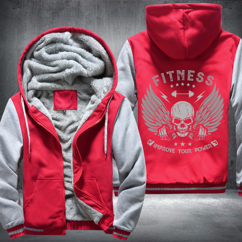Fitness Improve Your Power Fleece Hoodies Jacket