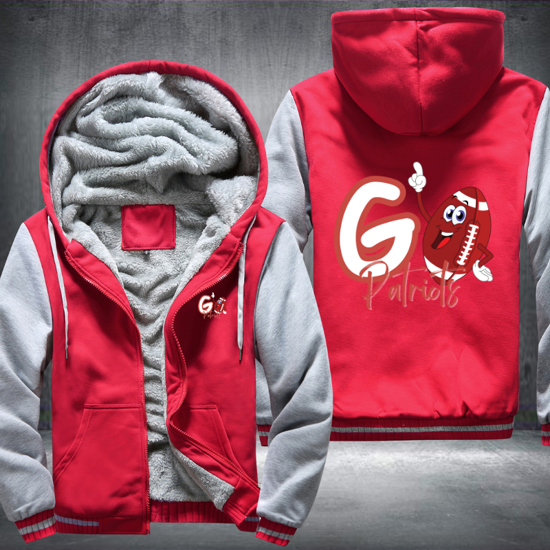 Go Patriots Fleece Hoodies Jacket