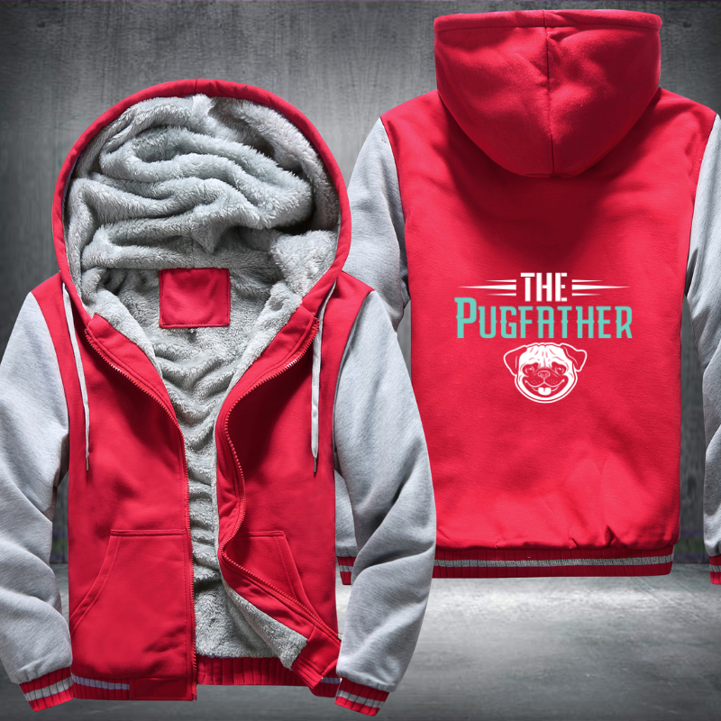 THE PUGFATHER Fleece Hoodies Jacket