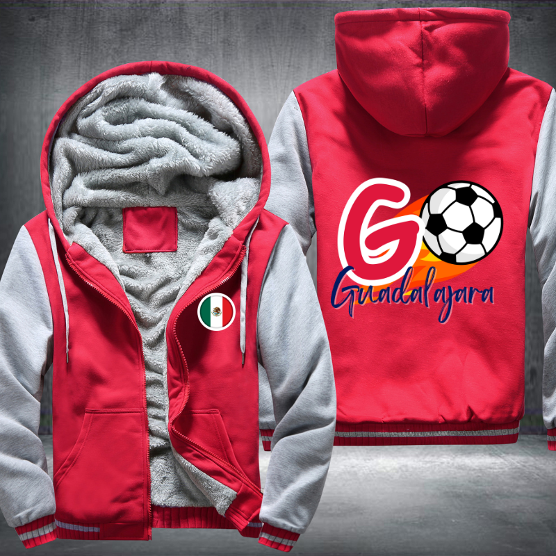 Soccer Go Guadalajara Fleece Hoodies Jacket