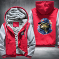 Animal Hiphop Graphic Flog Fleece Hoodies Jacket