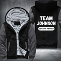 Team JOHNSON Lifetime Member Family Fleece Hoodies Jacket