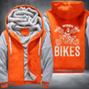 Real Woman Ride Bikes Fleece Hoodies Jacket
