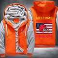 Welcome To The Red Kingdom Fleece Hoodies Jacket