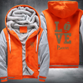 Football Gold Love Bears Fleece Hoodies Jacket