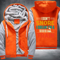 I Don't Snore I Dream I'm A Train Fleece Hoodies Jacket