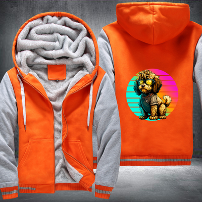 Lovable Dog Fleece Hoodies Jacket