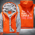 This Girl Loves The GYM Fleece Hoodies Jacket