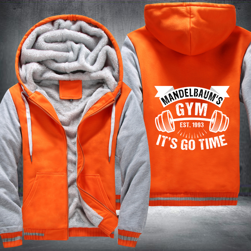 Mandelbaum's GYM It's Go Time Fleece Hoodies Jacket