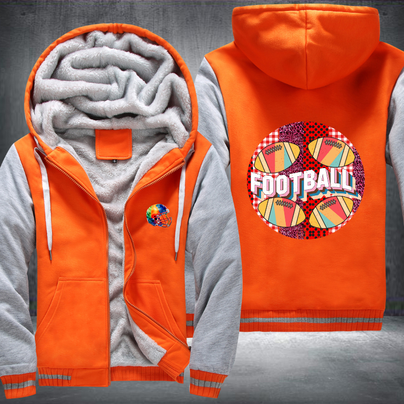 Football Party Fleece Hoodies Jacket