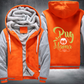 pug mama Fleece Hoodies Jacket