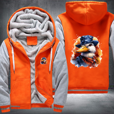 Animal Hiphop Graphic Funny Duck Fleece Hoodies Jacket
