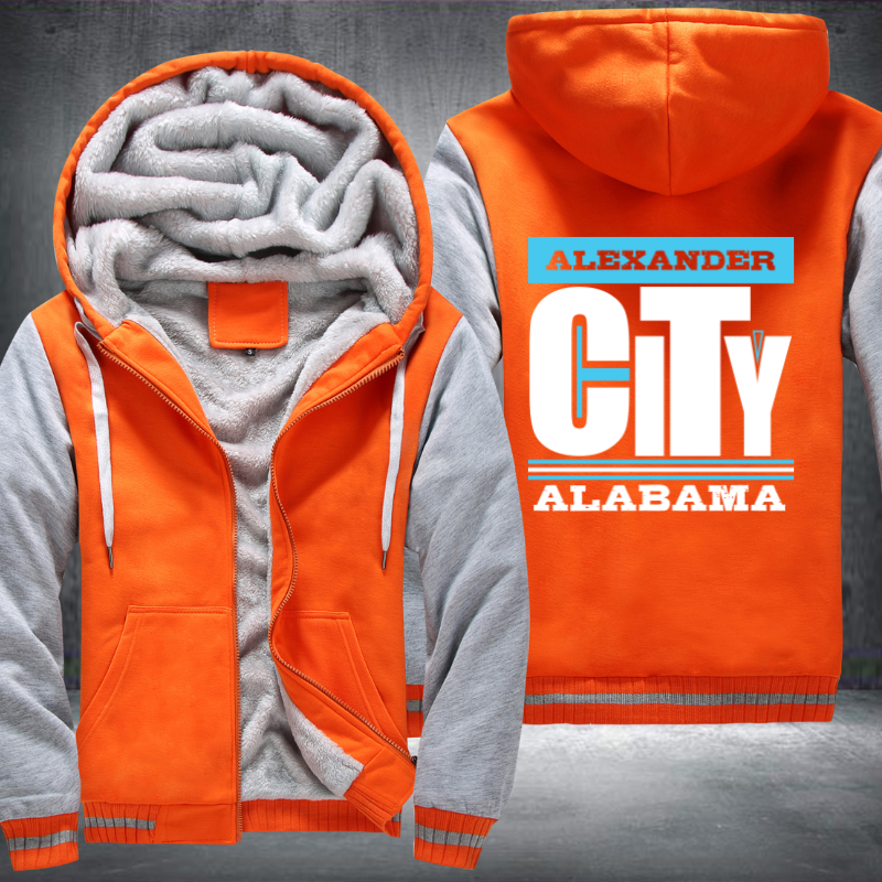 Alexander City Alabama Fleece Hoodies Jacket