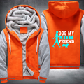 dog my best friend Fleece Hoodies Jacket