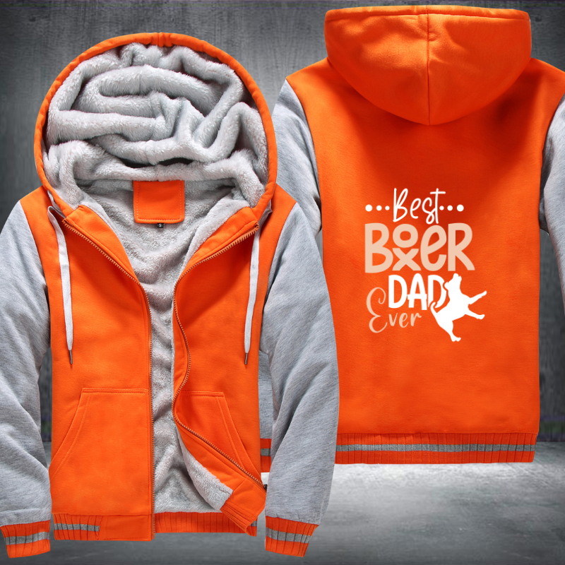 best boxer dad ever Fleece Hoodies Jacket