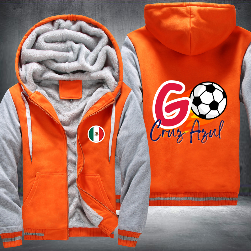 Soccer Go Cruz Azul Fleece Hoodies Jacket