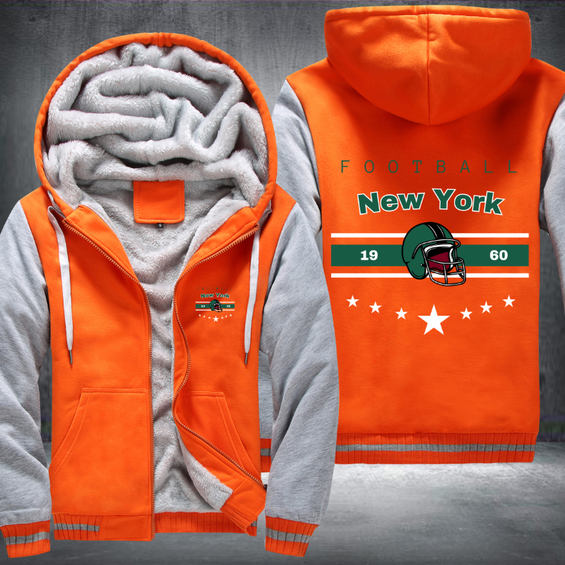 Vintage Football New York 1960 Fleece Hoodies Jacket