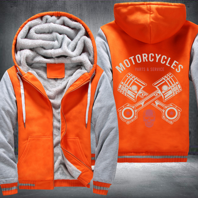 Motorcycle Parts and Service Fleece Hoodies Jacket