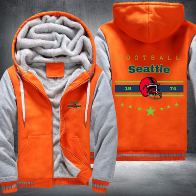Vintage Football Seattle 1974 Fleece Hoodies Jacket