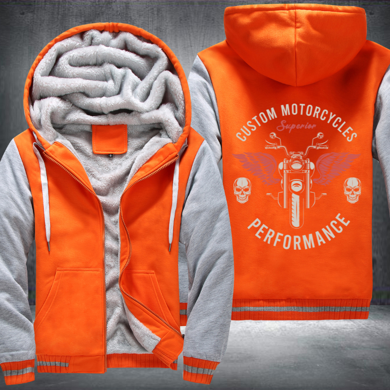 Custom Motorcycle Superior Fleece Hoodies Jacket