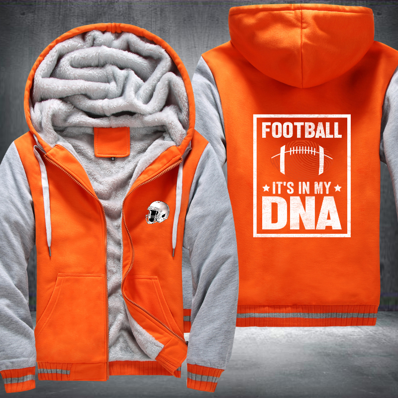 Football it's in my DNA Design Fleece Hoodies Jacket