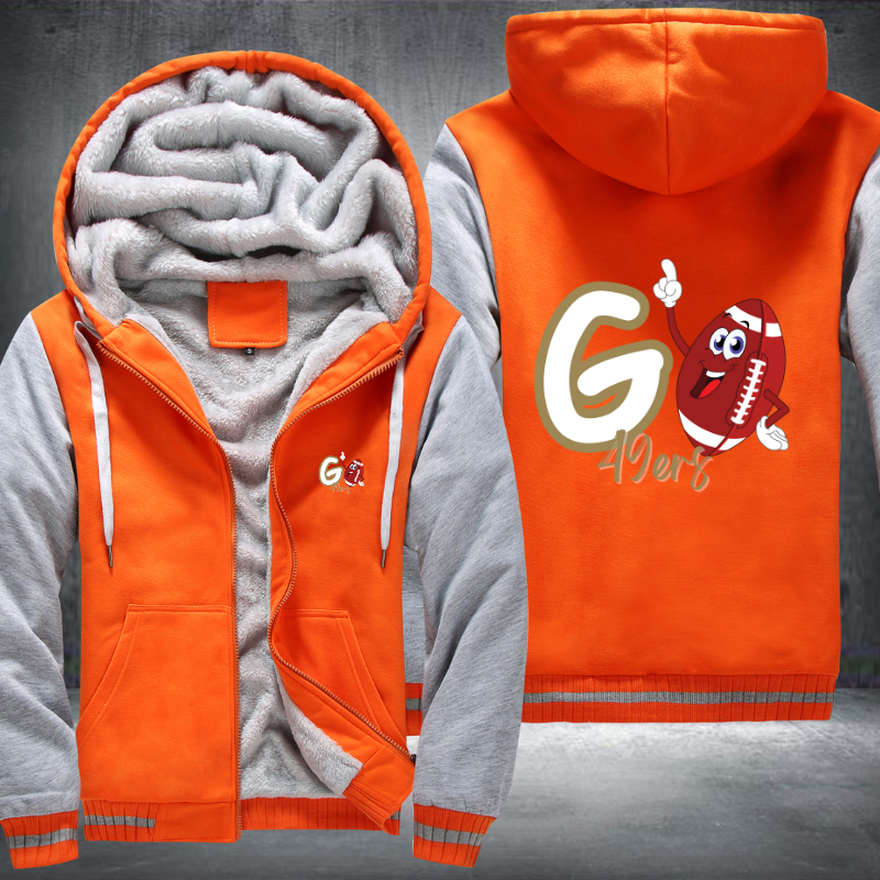 Go 49ers Fleece Hoodies Jacket